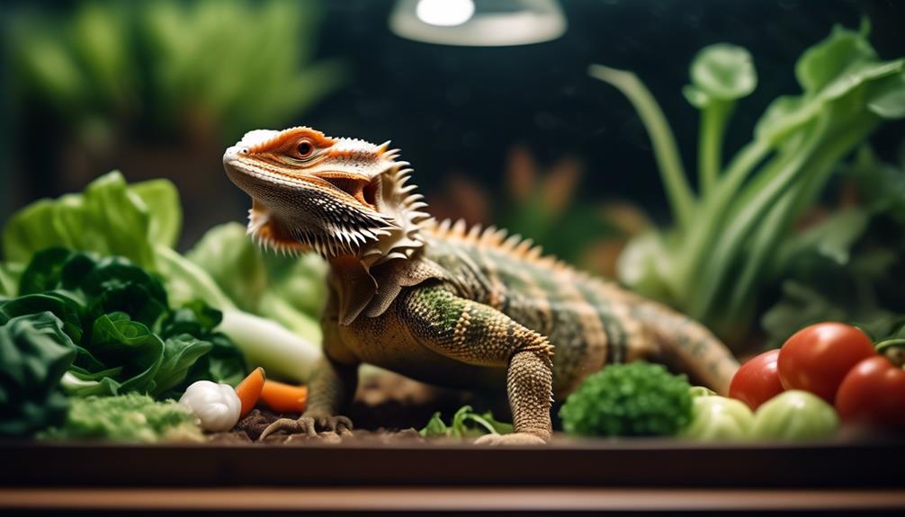 bearded dragons and bok choy