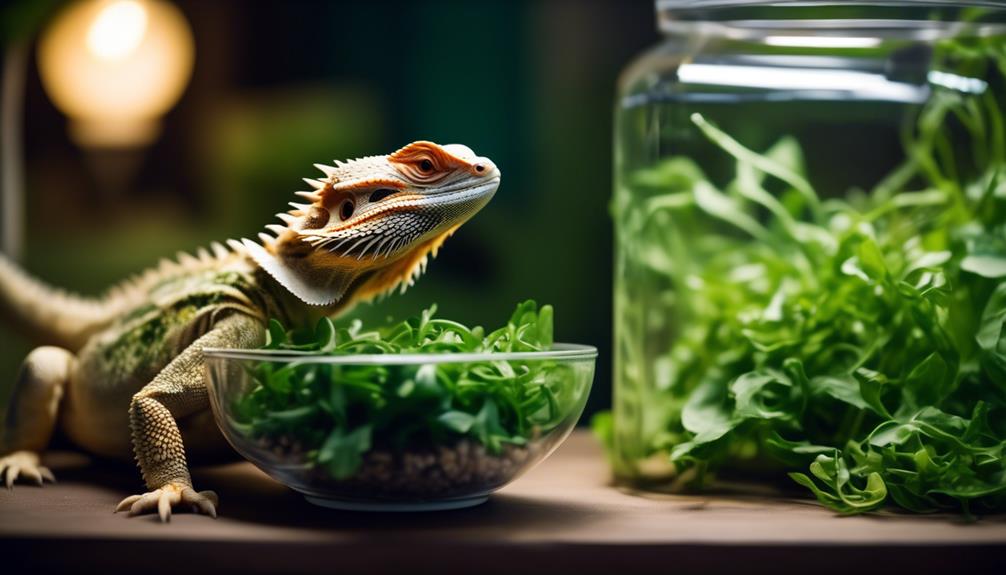 dietary compatibility of bearded dragons and arugula