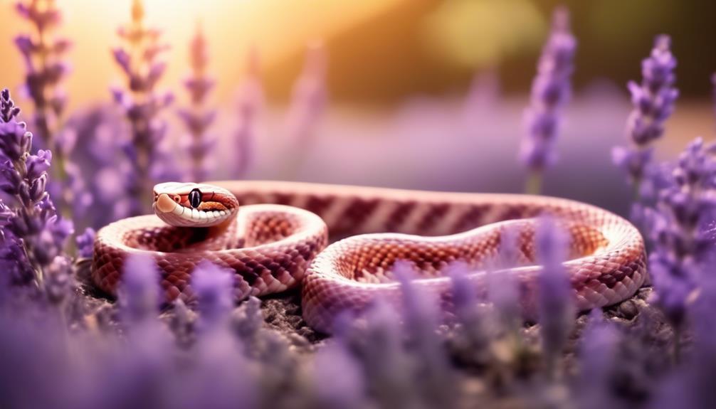 enchanting lavender corn snake