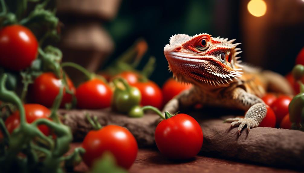 feeding tomatoes to bearded dragons