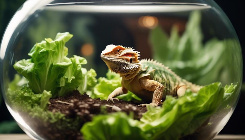 romaine lettuce for bearded dragons