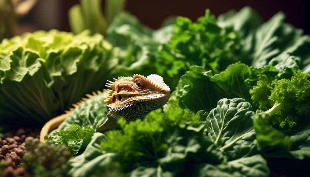 safe leafy greens for bearded dragon diet