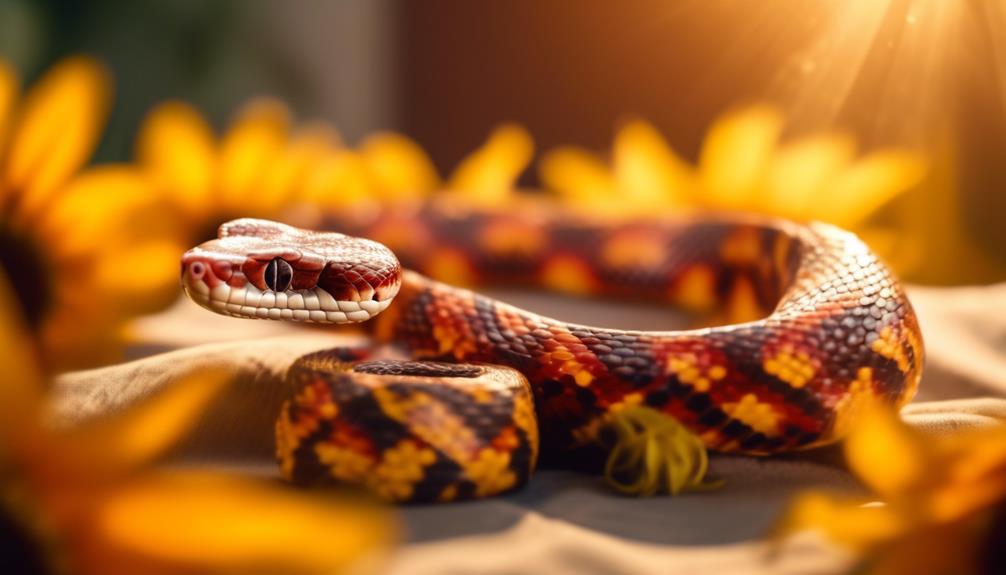 vibrant okeetee corn snake