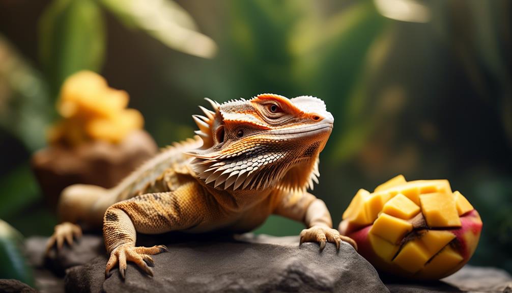 bearded dragons and mango