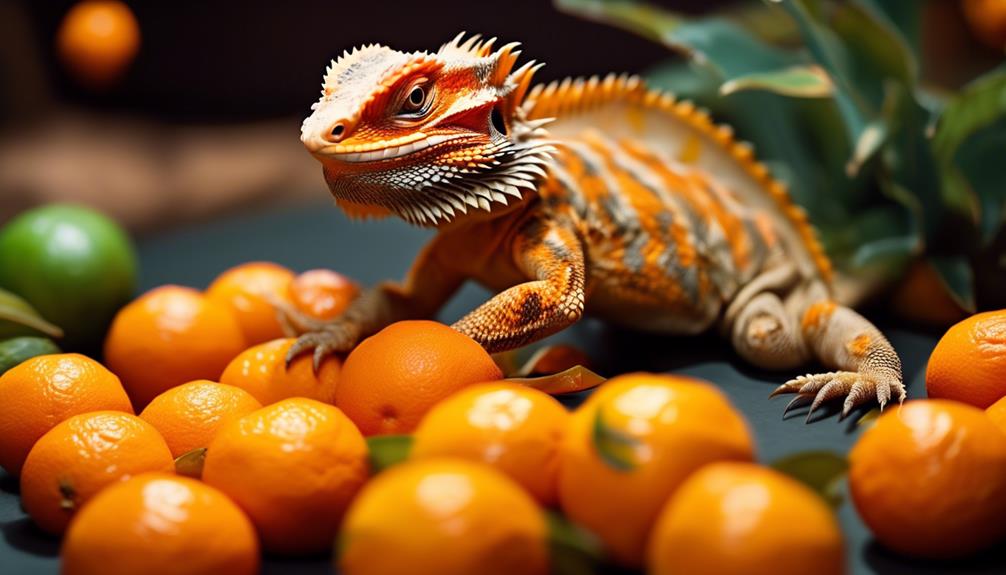 bearded dragons and oranges