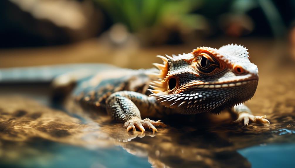 bearded dragons and swimming