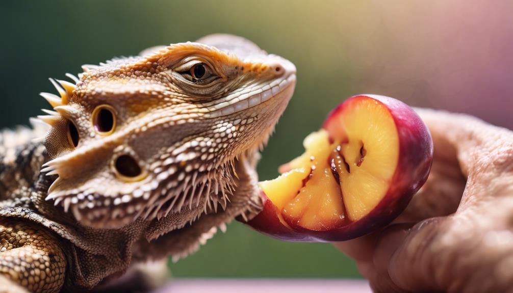 bearded dragons love plums