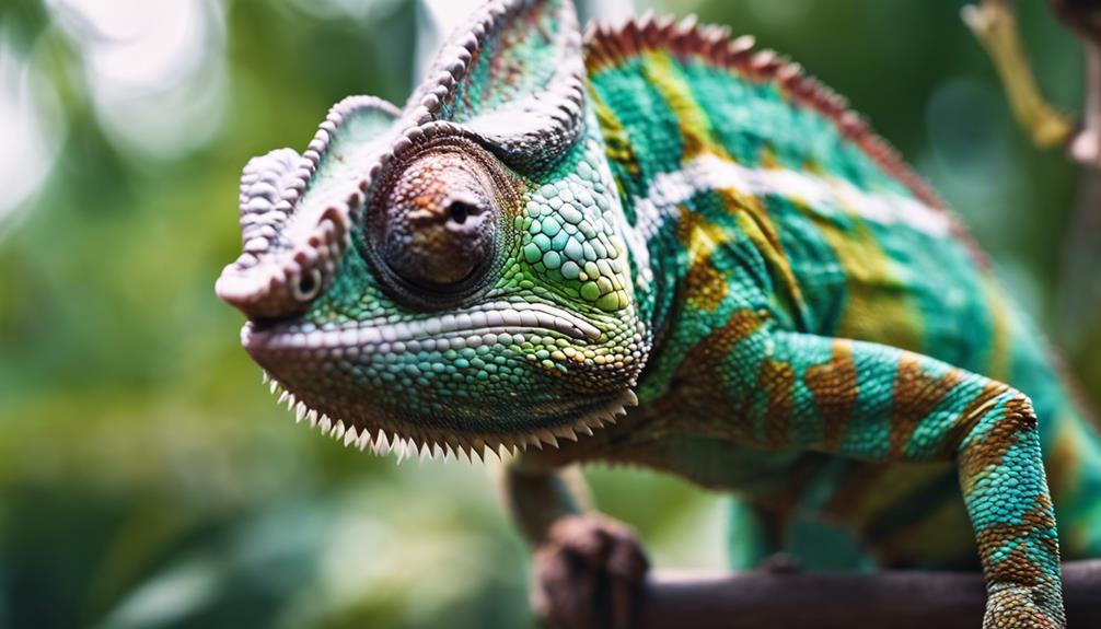 chameleon camouflage and color changing