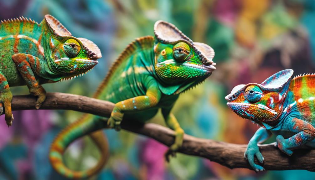 chameleon species variety showcased