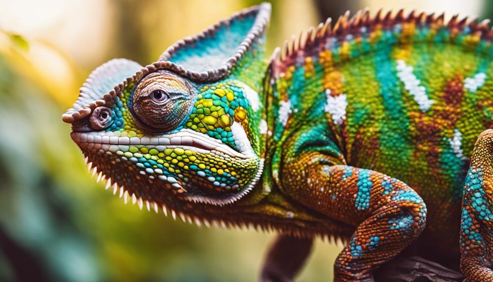 color changing reptiles with unique characteristics