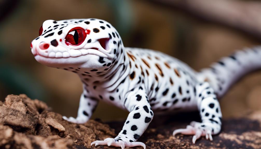 leucistic leopard gecko characteristics