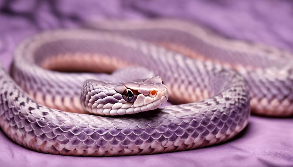 unique lavender ghost corn snake