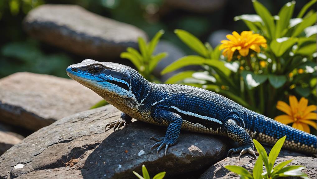 colorful australian lizard species