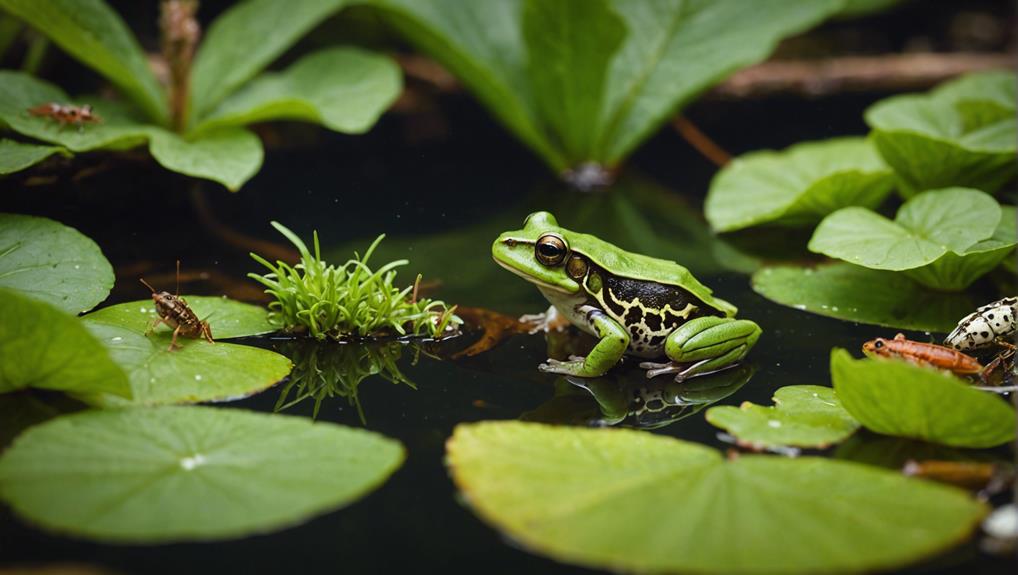 nourishing young amphibian friends